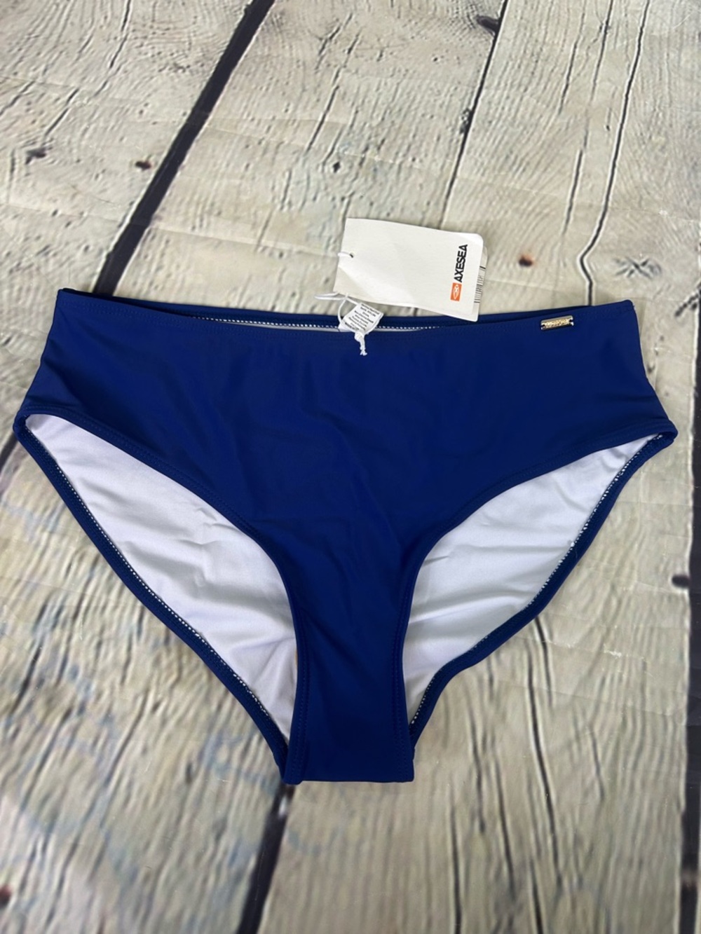4/$25 Axesea High Waist Royal Blue Bikini Bottoms